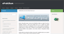 Desktop Screenshot of epraktikum.iz.rs