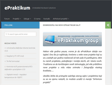 Tablet Screenshot of epraktikum.iz.rs